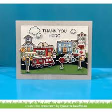 LawnFawn Lawn Custom Craft Dies - Coordinates with "Village Heroes" Stamp Set (LF2328)