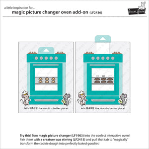 Lawn Fawn Lawn Cuts Custom Craft Dies - Magic Picture Changer Oven Add-On (LF2436)