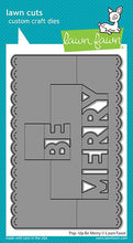 Load image into Gallery viewer, Lawn Fawn Lawn Cuts Custom Craft Dies - Pop-Up Be Merry (LF2446)
