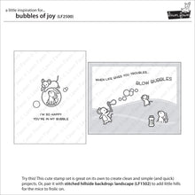 Load image into Gallery viewer, Lawn Fawn Clear Stamp &amp; Die Set Bubbles of Joy (LF2501)
