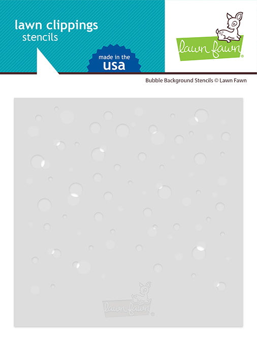 Lawn Fawn Lawn Clippings Bubble Background Stencil (LF2534)