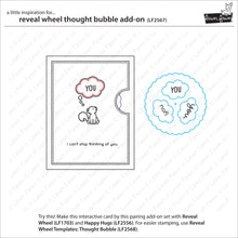Load image into Gallery viewer, Lawn Fawn Lawn Cuts Custom Craft Dies Reveal Wheel Thought Bubble Add-On (LF2567)
