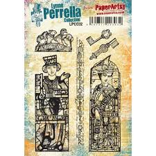 PaperArtsy Rubber Stamp Set Royalty designed by Lynne Perrella (LPC032)