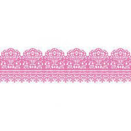 Plus Decoration Roller Pink Lace (38-353)