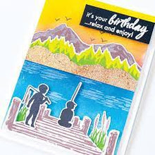 Load image into Gallery viewer, Hero Arts Color Layering Mountains at the Lake Clear Stamps (CM423)
