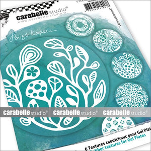 Carabelle Studio Textured Coasters Leaves All Around by Birgit Koopsen (APC0004)