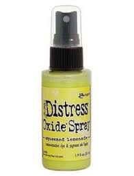 Tim Holtz Distress Oxide Spray Squeezed Lemon (TSO67900)