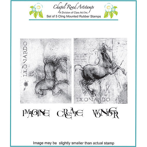 Chapel Road Art Stamps DaVinci Horses (CRA7014A)