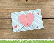 Load image into Gallery viewer, Lawn Fawn Custom Craft Dies - Gift Card Heart Envelope (LF2472)
