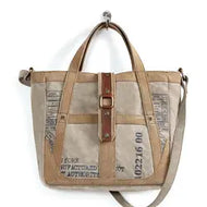 Mona B. Portland Up-Cycled Canvas Cross Body Bag (M-5255)