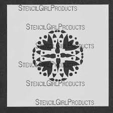 StencilGirl Products - 4" by 4" Mary Beth Shaw - Mini Mandala - M007