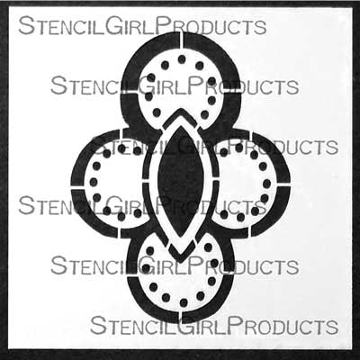StencilGirl Products - Gwen Lafleur Ornamental Circle Cluster