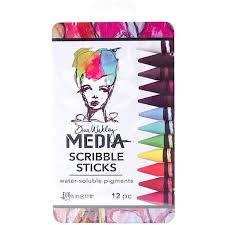 Dina Wakley Media Scribble Sticks Set 1 (MDA54733)