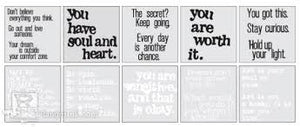Dina Wakley MEdia Collage Words (MDA63834)