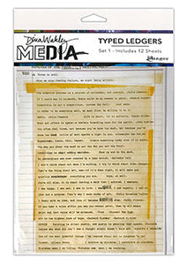 Dina Wakley Media Typed Ledgers Set 1 (MDA79033)