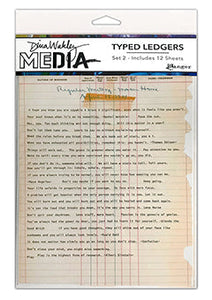 Dina Wakley Media Typed Ledgers Set 2 (MDA79040)