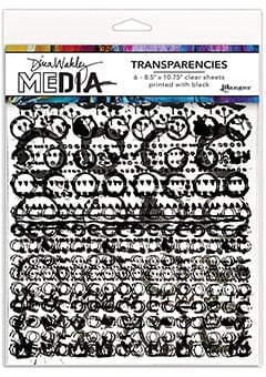 Dina Wakley MEdia Transparencies Pattern Play 2 (MDA82064)