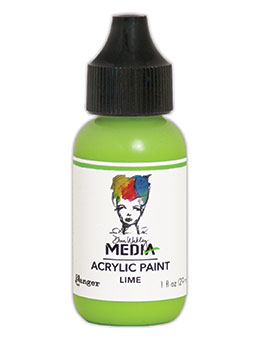 Dina Wakley MEdia Acrylic Paint Lime (MDQ54030)