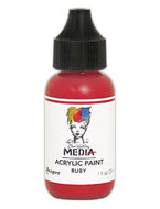 Dina Wakley MEdia Acrylic Paint Ruby (MDQ54078)
