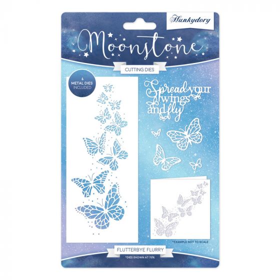 Hunkydory Moonstone Cutting Dies Flutterby Flurry (MSTONE278)