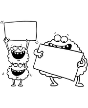 Load image into Gallery viewer, Inky Antics Merry Monsters Stamp ICL3-104
