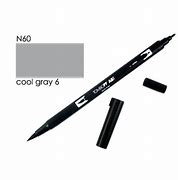 Tombow ABT Dual Brush Pens - Cool Gray 6 (ABT-N60)