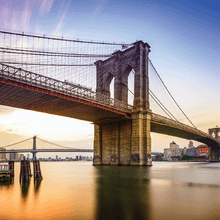 Load image into Gallery viewer, Reminisce New York Collection 12x12 Scrapbook Paper Brooklyn Bridge (NYO-003)
