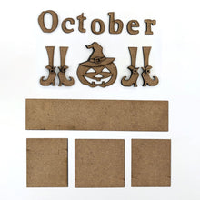 Load image into Gallery viewer, Foundation Decor Magnetic Calendar - October (40196-2)
