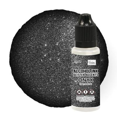 Couture Creations Glitter Accents Alcohol Ink Onyx (CO727670)