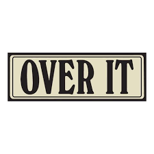 Knock Knock - Over It Sticker - Now Retired