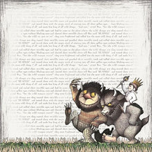 Load image into Gallery viewer, Paper House Productions Where the Wild Things Are Collection 12x12 Scrapbook Paper Let the Wild Rumpus Start (P-2076)
