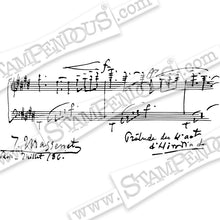 Load image into Gallery viewer, Stampendous Fran&#39;s Cling Rubber Stamps Music Notations (CRP350)

