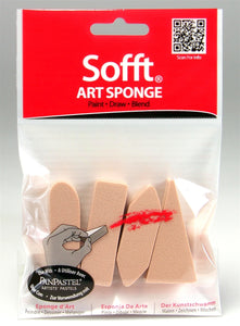 Sofft Art Sponge 4 Mixed Shapes Sponge Bars (61100)