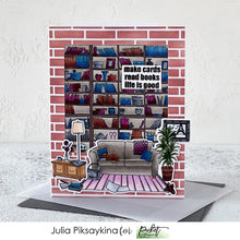 Load image into Gallery viewer, Picket Fence Studios Stamp &amp; Die Set More Books are Friends (BB-177D)
