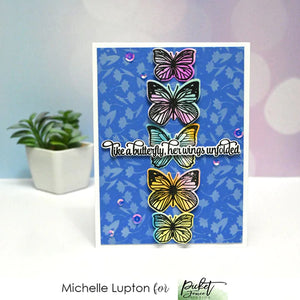 Picket Fence Studios Stamp & Die Set Butterfly Beauties (A-158D)