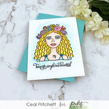 Load image into Gallery viewer, Picket Fence Studios Stamp Virgo Girl (HG-100)
