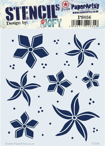 PaperArtsy Stencil Small Florals designed by Jo Firth-Young (PS056)