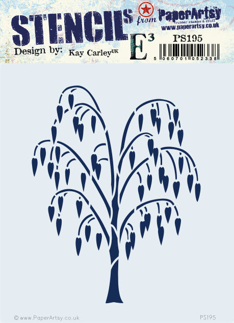PaperArtsy Stencils Weeping Tree designed by Kay Carley (PS195)