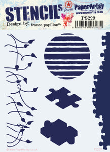 Paper Artsy Stencil designed by France Papillion (PS229)