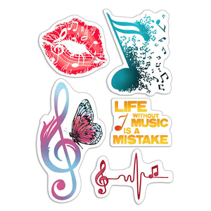 Ciao Bella Papercrafting Bad Girls Music Life Stamp Set (PSB6013)