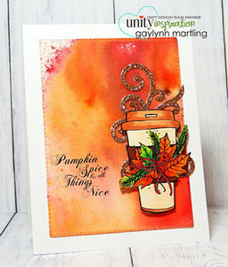 Unity Stamp Company Itty Bitty Stamp Pumpkin Spice (WIB-976)
