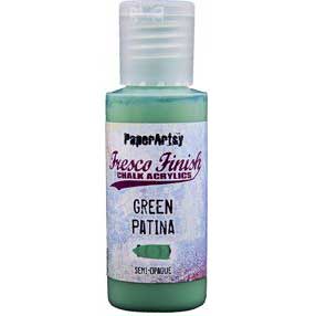 PaperArtsy Fresco Finish Chalk Acrylics Green Patina Semi-Opaque (FF12 –  Everything Mixed Media