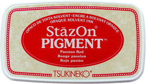 StazOn Pigment Ink Pad Passion Red (SZ-PIG-021)