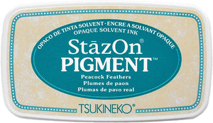 StazOn Pigment Ink Pad Peacock Feathers (SZ-PIG-062)