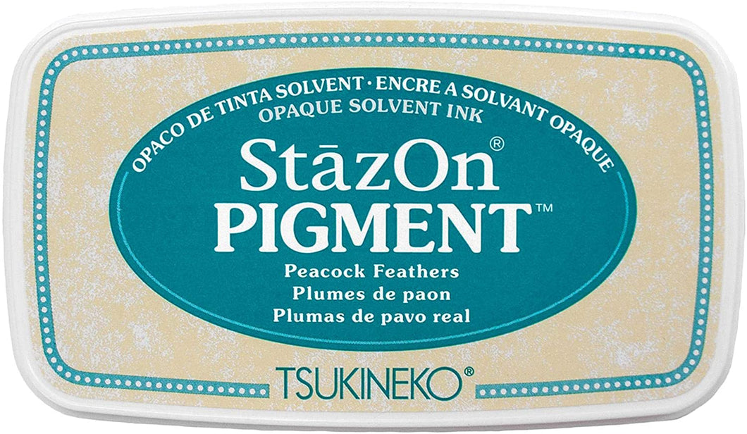 StazOn Pigment Ink Pad Peacock Feathers (SZ-PIG-062)