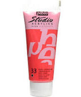 Pebeo Studio Acrylics High Viscosity - Cadmium Red Hue