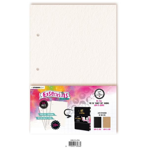 Art by Marlene Essentials Journal Pages Refill for the Handy Size White (ABM-ES-JP04)