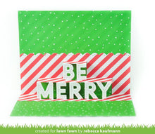 Load image into Gallery viewer, Lawn Fawn Lawn Cuts Custom Craft Dies - Pop-Up Be Merry (LF2446)

