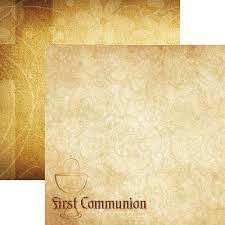 Reminisce 12" x 12" Scrapbook Paper - Rites of Passage Collection - First Communion (RP-001)