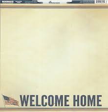 Reminisce Scrapbook Paper - 12" x 12" Paper - Signature Series - Welcome Home - RSS-422